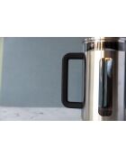 Caffettiera francese LC Pisa 8 tazze cromata spazzolata - 1L