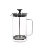 Cafetière à piston 8 tasses en verre LC claire - 1L