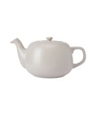 Teiera in ceramica LC color crema stile latte - 1,5 l