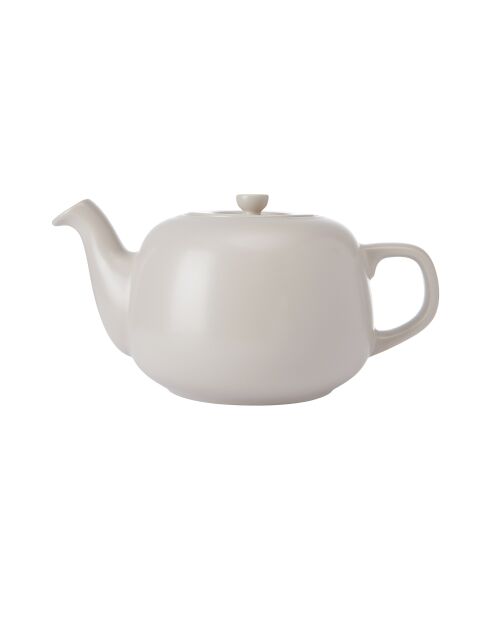 Teiera in ceramica LC color crema stile latte - 1,5 l