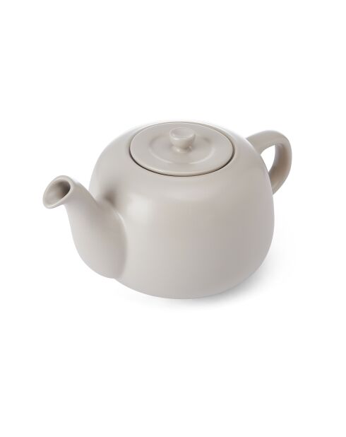 Teiera in ceramica LC color crema stile latte - 1,5 l