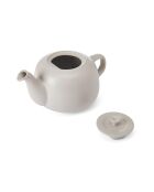 Teiera in ceramica LC color crema stile latte - 1,5 l