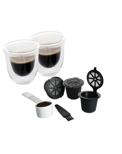 LC schwarze 3-teilige Kaffeekapseln, 5,5 x 2,6 x 11,5 cm