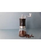 LC schwarze manuelle Kaffeemühle - 6,5 x 8,1x19,5 cm