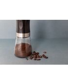 LC schwarze manuelle Kaffeemühle - 6,5 x 8,1x19,5 cm