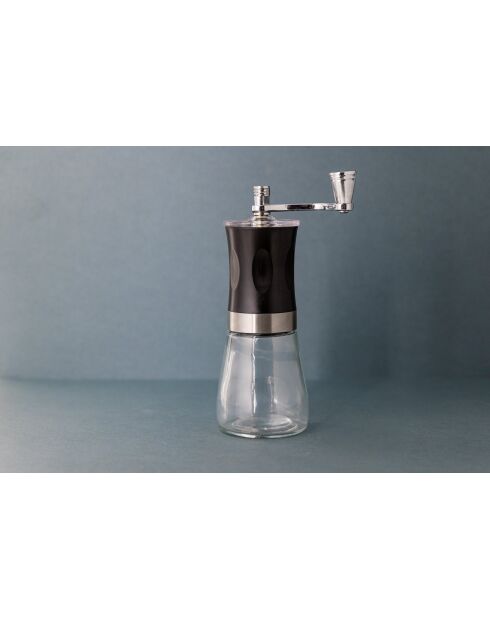 Molinillo de café manual negro LC - 6,5x8,1x19,5 cm