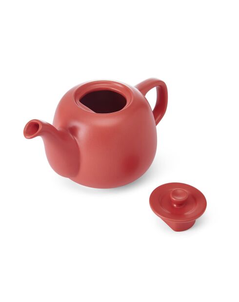 Théière en céramique rouge LC - 600ml