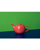 Théière en céramique rouge LC - 600ml