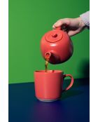 Théière en céramique rouge LC - 600ml