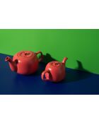 Théière en céramique rouge LC - 600ml