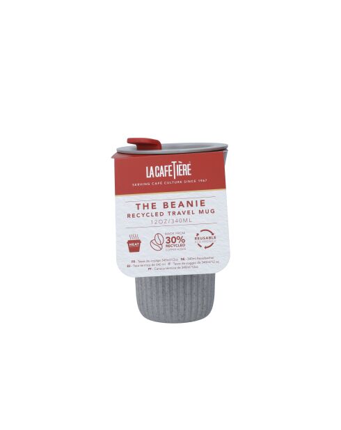 Tazza da viaggio trasparente LC The Beanie - 340 ml