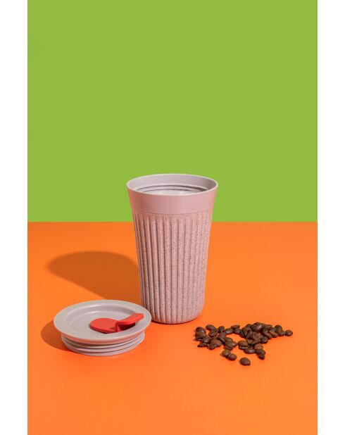 Tazza da viaggio trasparente LC The Beanie - 340 ml