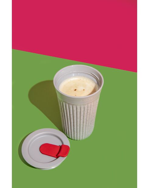 Tazza da viaggio trasparente LC The Beanie - 340 ml