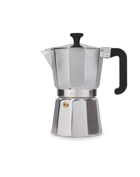 Cafetière italienne 6 tasses LC argentée - 290ml