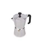 Cafetière italienne 6 tasses LC argentée - 290ml
