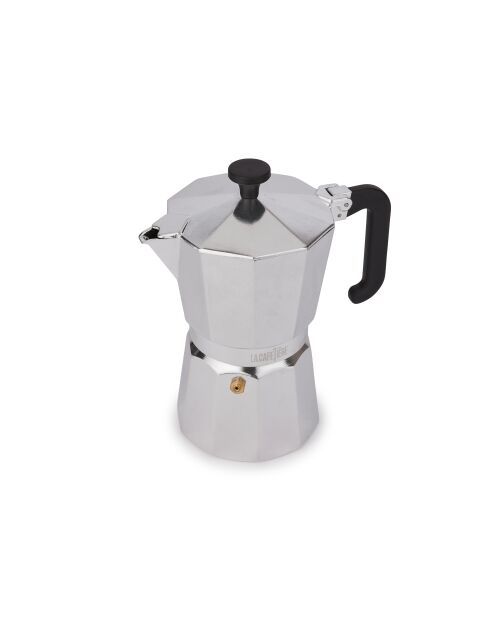 Cafetière italienne 6 tasses LC argentée - 290ml