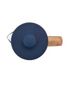 Caffettiera francese LC Pisa da 8 tazze, stile swirl in legno, HNDL verde - 1L