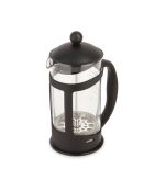 Caffettiera con pressa in vetro e plastica LC nera da 3 tazze - 350 ml