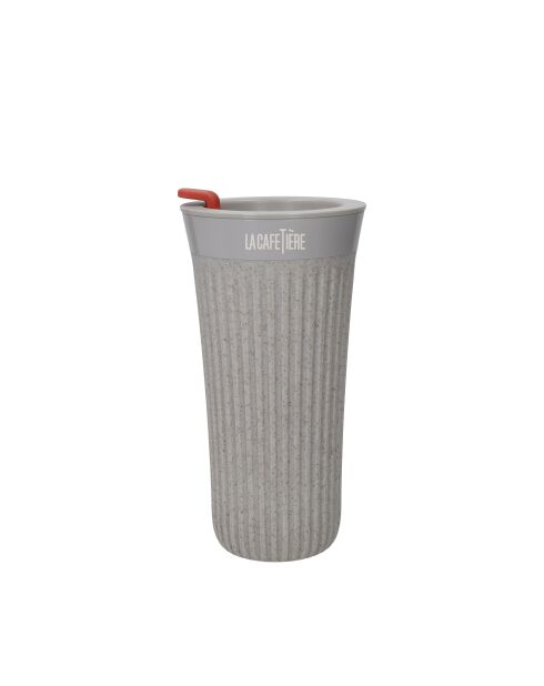 Tazza da viaggio trasparente LC The Beanie - 455 ml
