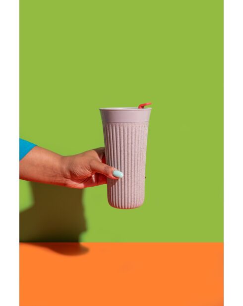 Tazza da viaggio trasparente LC The Beanie - 455 ml