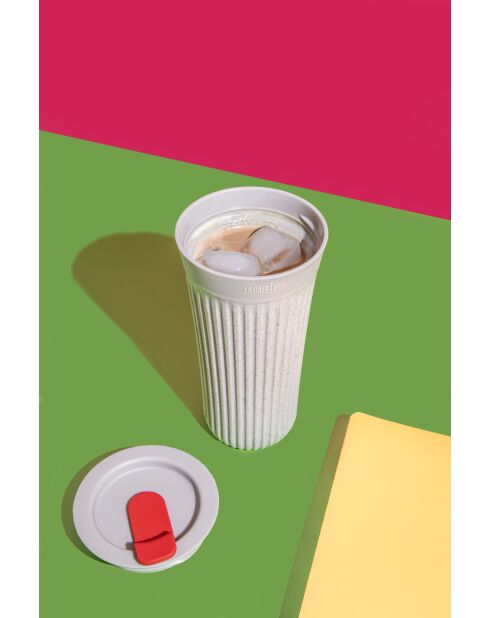 Tazza da viaggio trasparente LC The Beanie - 455 ml