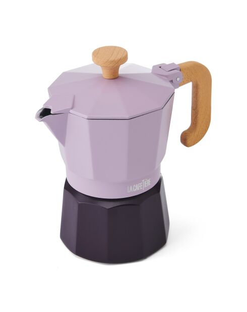 Cafetière italienne 3 tasses LC bicolore violette - 150ml