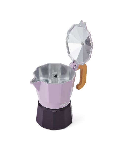 Cafetière italienne 3 tasses LC bicolore violette - 150ml