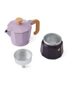 Cafetière italienne 3 tasses LC bicolore violette - 150ml
