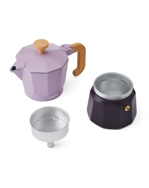 Cafetière italienne 3 tasses LC bicolore violette - 150ml
