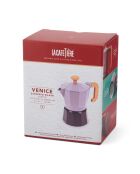 Cafetière italienne 3 tasses LC bicolore violette - 150ml