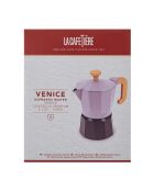 Cafetière italienne 3 tasses LC bicolore violette - 150ml