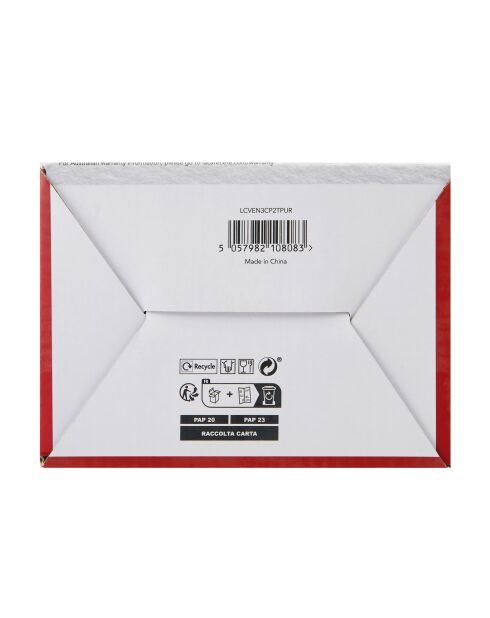 Cafetière italienne 3 tasses LC bicolore violette - 150ml