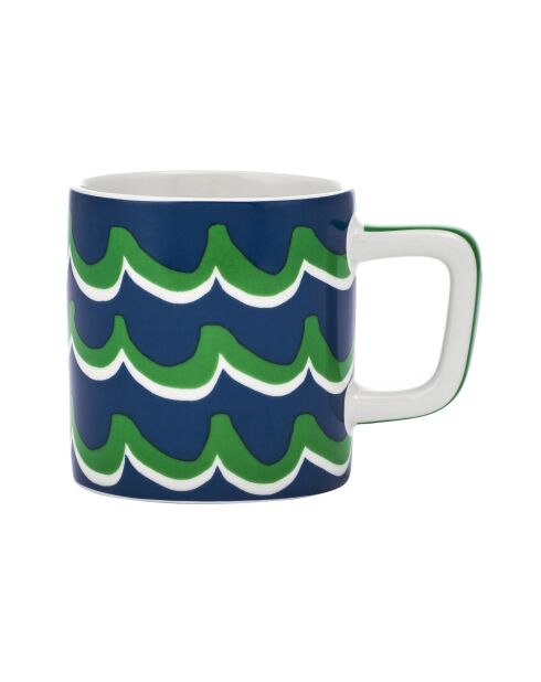 Tazza da espresso in ceramica LC, blue swirl - 120ml