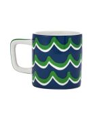 Tazza da espresso in ceramica LC, blue swirl - 120ml