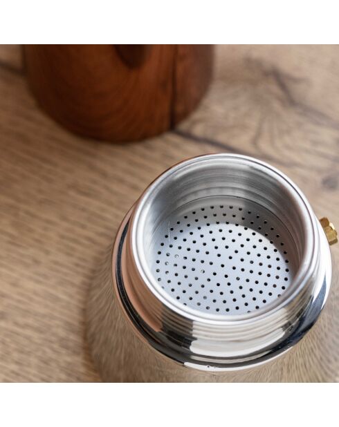 Caffettiera LC Edited da 4 tazze in acciaio inossidabile e rame - 250 ml