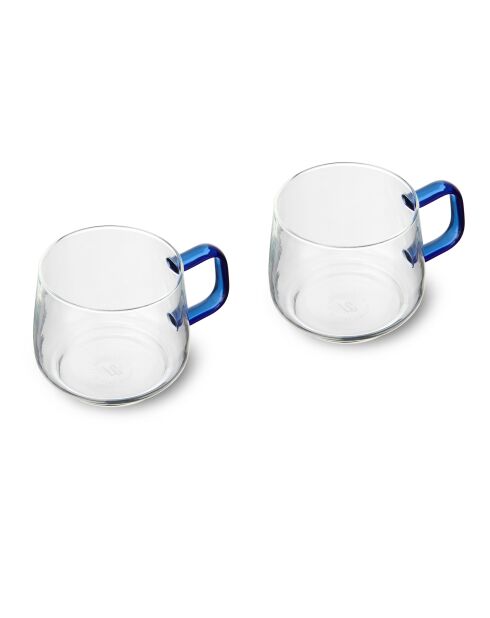 Set di 2 bicchieri LC colorati blu - 275ml