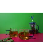 Set di 2 bicchieri LC colorati blu - 275ml