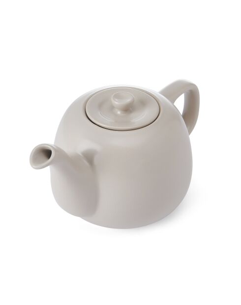 Teiera in ceramica LC color crema stile latte - 600ml