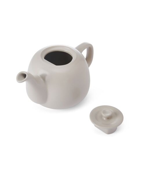 Teiera in ceramica LC color crema stile latte - 600ml