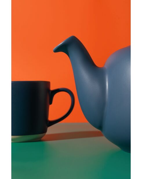 Théière en céramique LC bleue - 1.2L