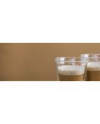 Set di 2 tazze da latte LC Jack trasparenti - 300 ml