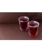 Set di 2 tazze da latte LC Jack trasparenti - 300 ml