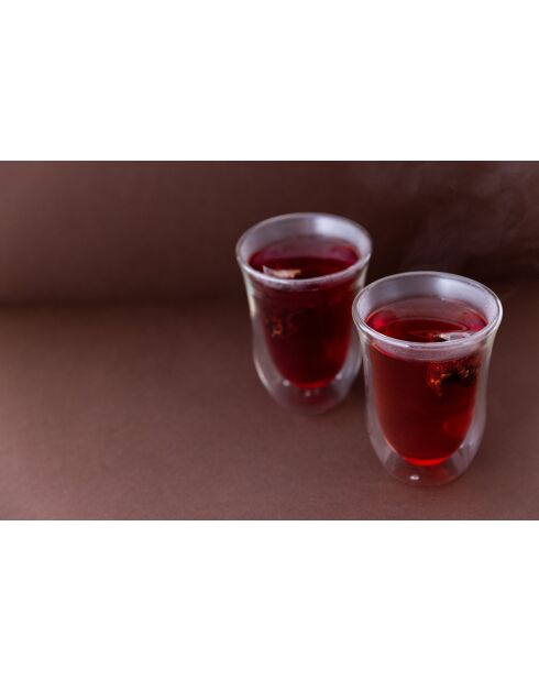 Set di 2 tazze da latte LC Jack trasparenti - 300 ml