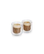 Set di 2 bicchieri da cortado trasparenti LC Siena a doppia parete - 135 ml