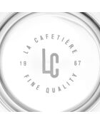 Set di 2 bicchieri da cortado trasparenti LC Siena a doppia parete - 135 ml