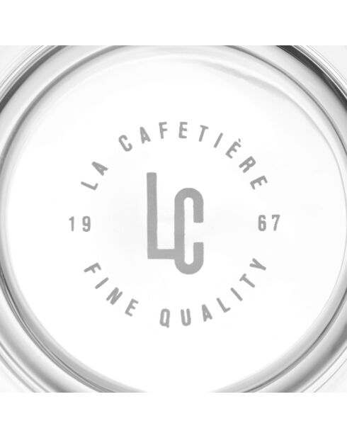 Set di 2 bicchieri da cortado trasparenti LC Siena a doppia parete - 135 ml