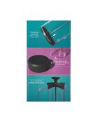 Caffettiera francese LC Zero GRN verde da 8 tazze - 1L