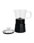 Caffettiera italiana 6 tazze LC Verona Gls nera - 290ml