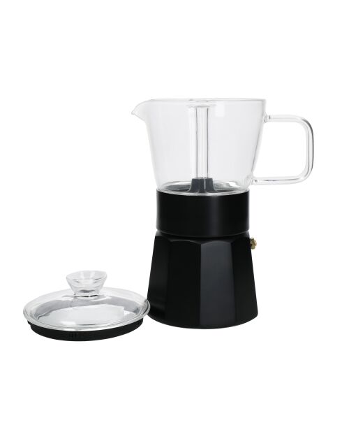 Caffettiera italiana 6 tazze LC Verona Gls nera - 290ml