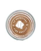 Bicchiere da tè a bolle LC con cannuccia trasparente - 650ml